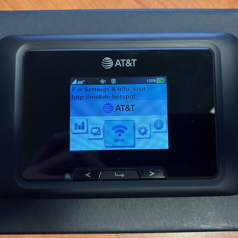Franklin A50 5G Wireless Hotspot For AT&T, Black